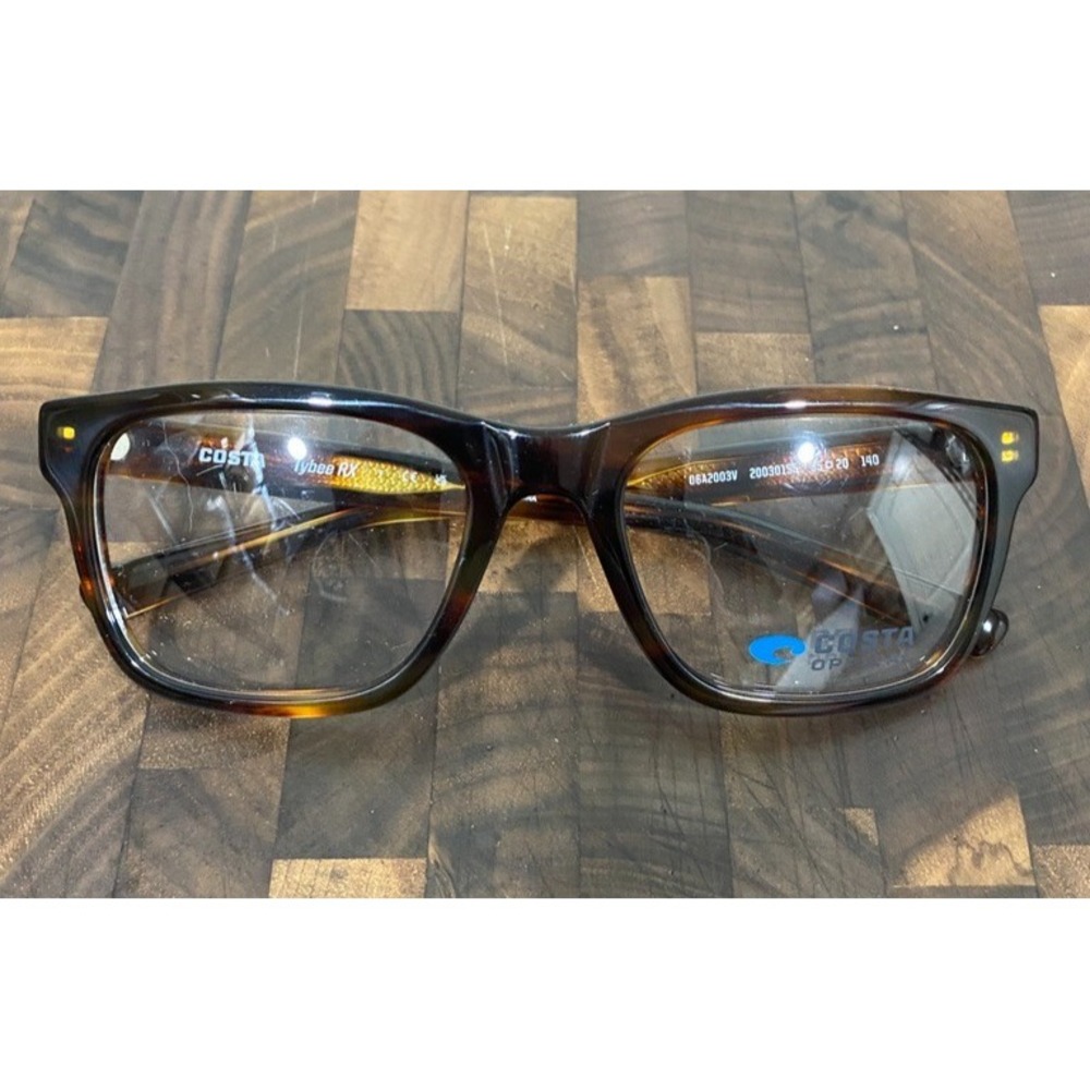 Costa Del Mar RX Tybee Havana Tortoise Frame Demo Lenses 06A2003V 55 20 140